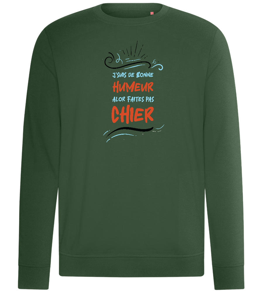 Good Mood Design - Comfort unisex sweater_GREEN BOTTLE_front