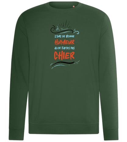 Good Mood Design - Comfort unisex sweater_GREEN BOTTLE_front