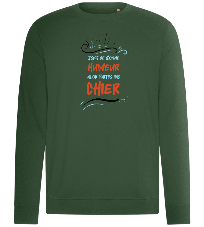 Good Mood Design - Comfort unisex sweater_GREEN BOTTLE_front