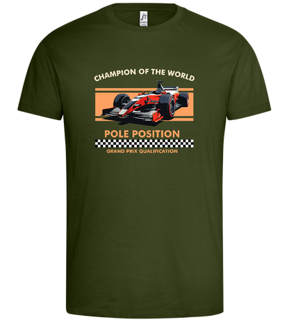 Champion of the World Design - Premium men's t-shirt_ARMY_front