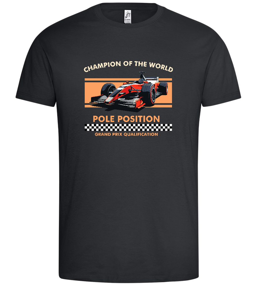 Champion of the World Design - Premium men's t-shirt_DARK GRAY_front