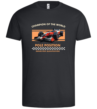 Champion of the World Design - Premium men's t-shirt_DARK GRAY_front