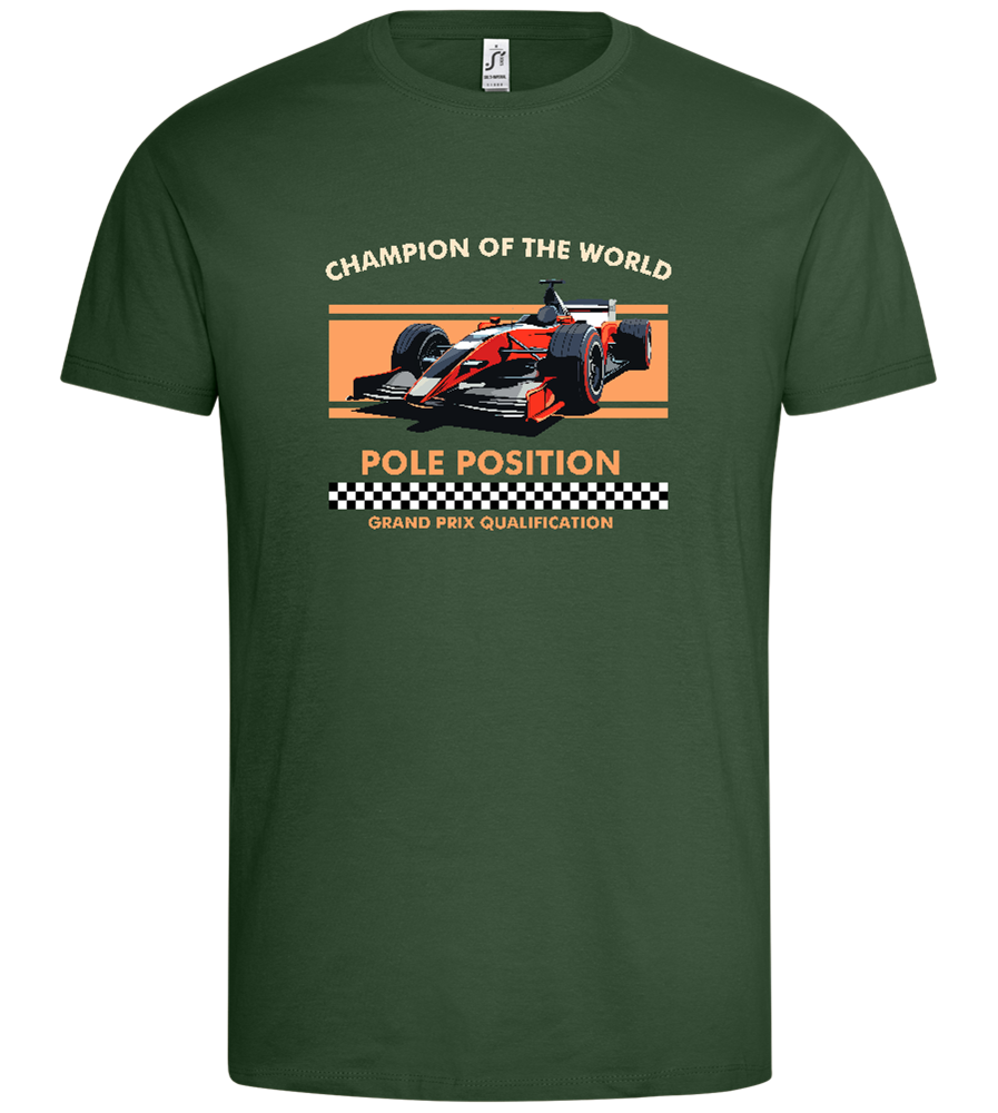 Champion of the World Design - Premium men's t-shirt_GREEN BOTTLE_front