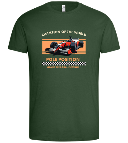 Champion of the World Design - Premium men's t-shirt_GREEN BOTTLE_front