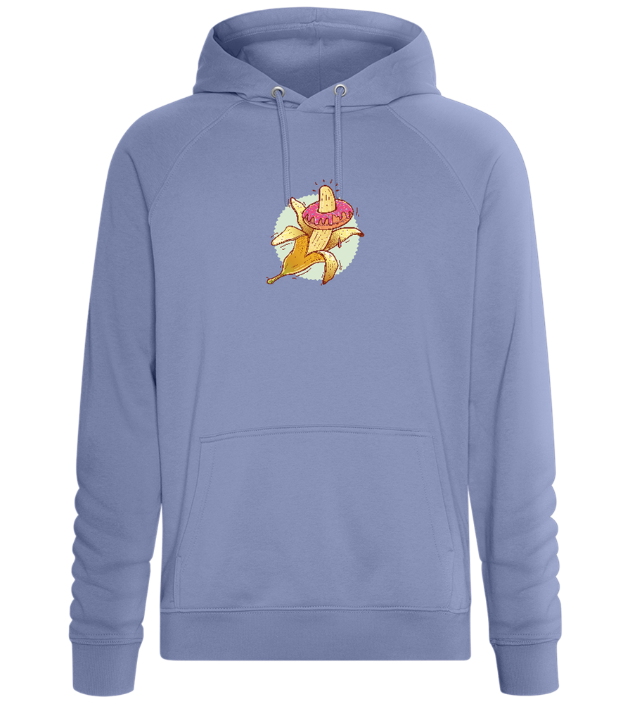 Banana Donut Design - Comfort unisex hoodie_BLUE_front