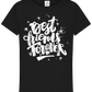 Graffiti BFF Design - Comfort girls' t-shirt_DEEP BLACK_front