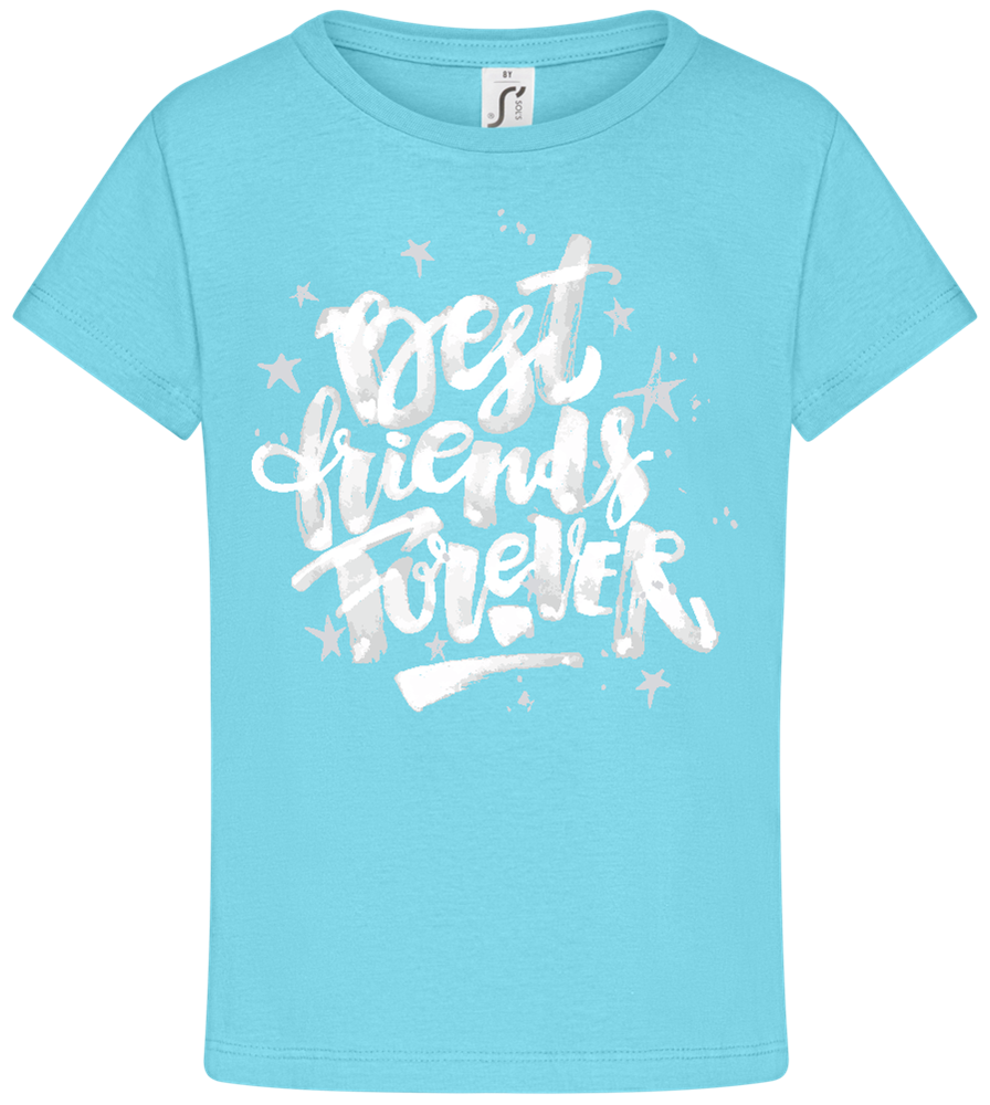 Graffiti BFF Design - Comfort girls' t-shirt_HAWAIIAN OCEAN_front