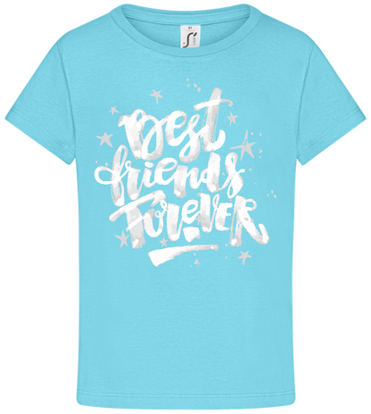 Graffiti BFF Design - Comfort girls' t-shirt_HAWAIIAN OCEAN_front