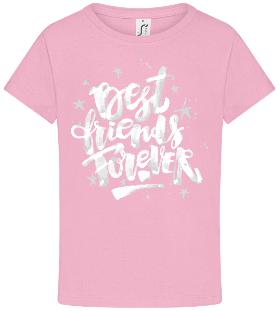 Graffiti BFF Design - Comfort girls' t-shirt_PINK ORCHID_front