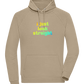 I Just Look Straight Design - Comfort unisex hoodie_KHAKI_front