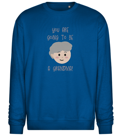 Going To Be A Grandma Design - Comfort Essential Unisex Sweater_ROYAL_front