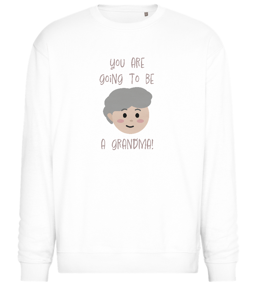 Going To Be A Grandma Design - Comfort Essential Unisex Sweater_WHITE_front