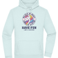 Believe in Magic Unicorn Design - Premium Essential Unisex Hoodie_ARCTIC BLUE_front