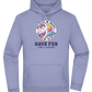 Believe in Magic Unicorn Design - Premium Essential Unisex Hoodie_BLUE_front