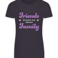 Chosen Family Design - Basic women's fitted t-shirt_MOUSE GREY_front