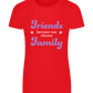 Chosen Family Design - Basic women's fitted t-shirt_RED_front