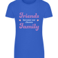 Chosen Family Design - Basic women's fitted t-shirt_ROYAL_front