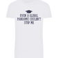 Cant Stop Me Design - Basic Unisex T-Shirt_WHITE_front