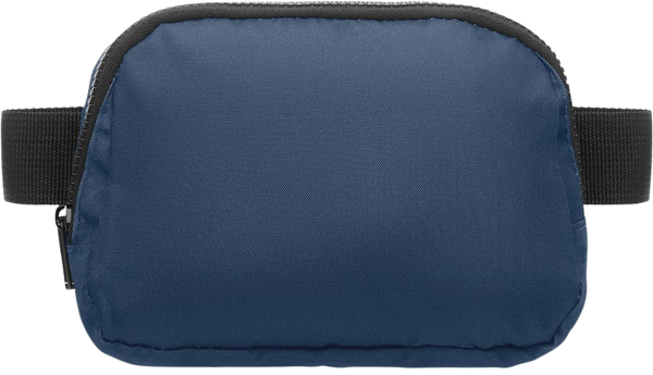 300D RPET Polyester Waist Bag_BLUE_back