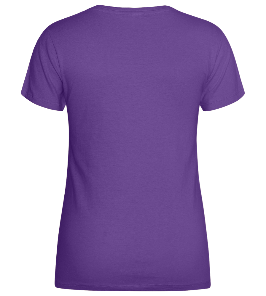 Dirty Emoji 2 Design - Basic women's t-shirt_DARK PURPLE_back