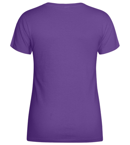 Dirty Emoji 2 Design - Basic women's t-shirt_DARK PURPLE_back