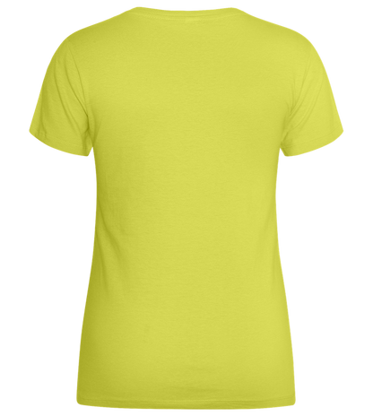 Dirty Emoji 2 Design - Basic women's t-shirt_GREEN APPLE_back