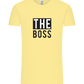 The Boss Design - Comfort Unisex T-Shirt_AMARELO CLARO_front