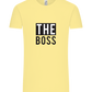 The Boss Design - Comfort Unisex T-Shirt_AMARELO CLARO_front