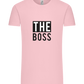 The Boss Design - Comfort Unisex T-Shirt_CANDY PINK_front