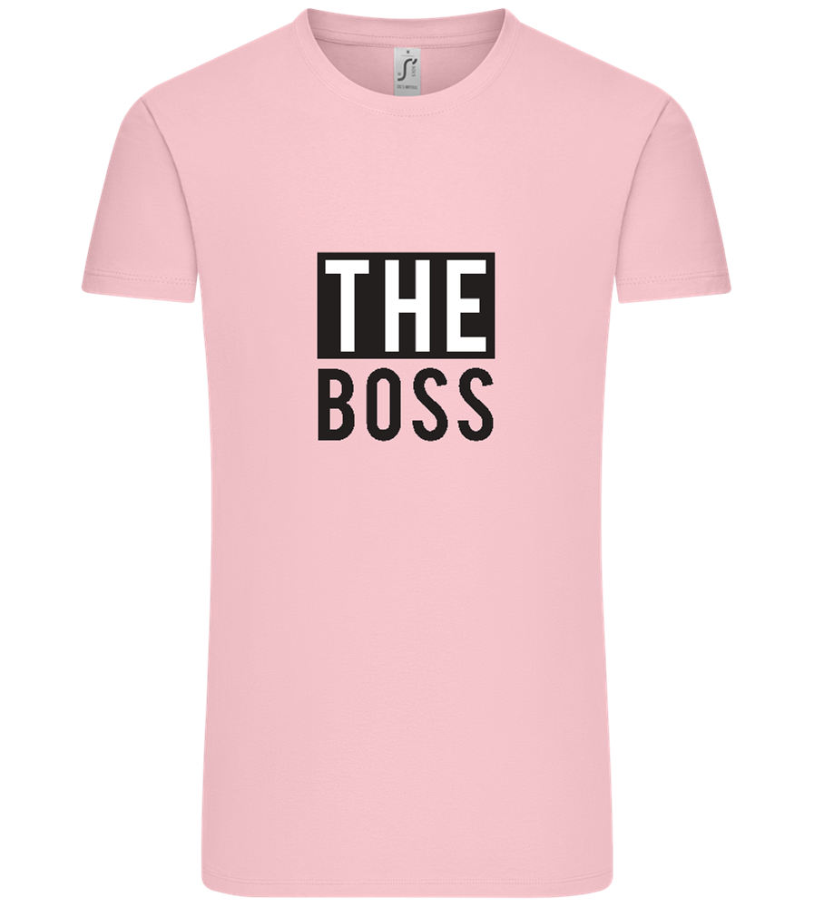 The Boss Design - Comfort Unisex T-Shirt_CANDY PINK_front