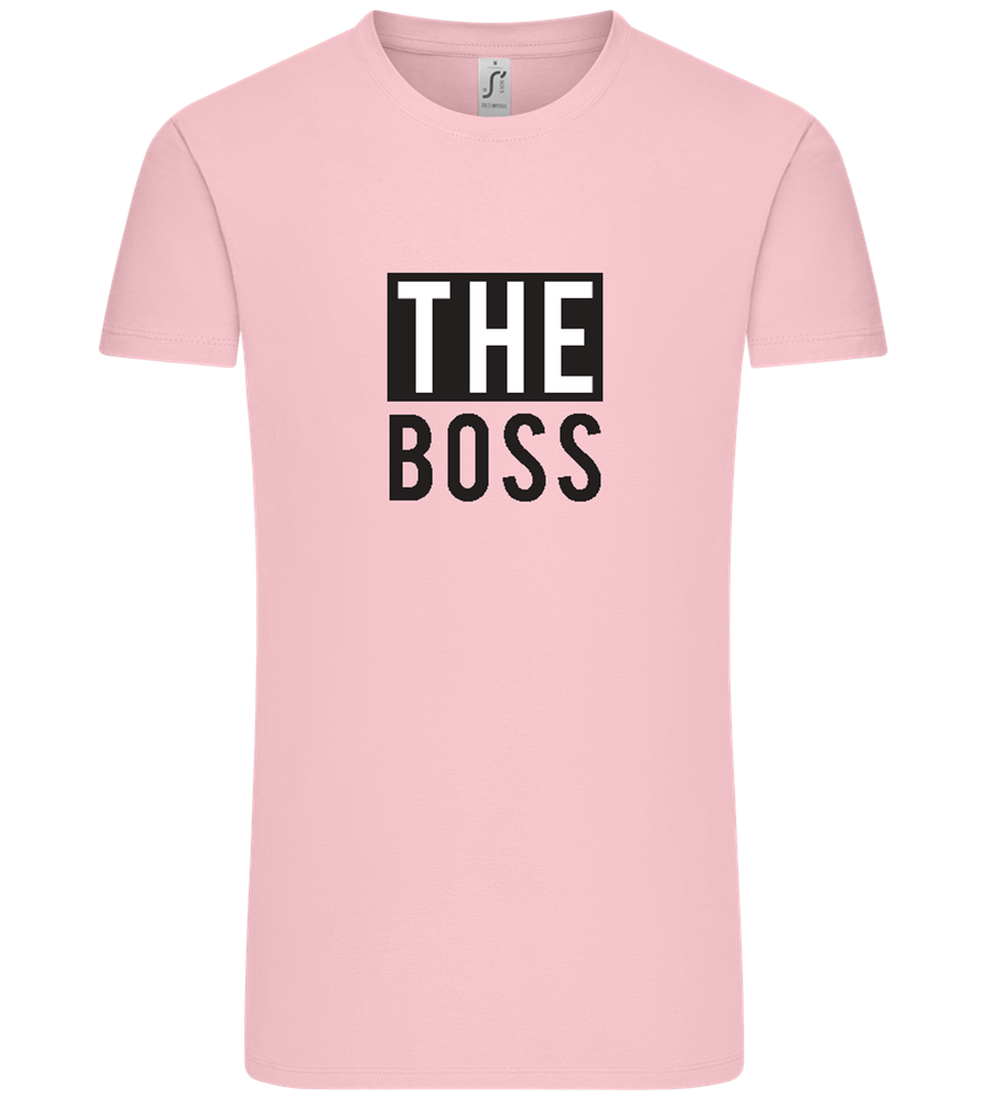 The Boss Design - Comfort Unisex T-Shirt_CANDY PINK_front