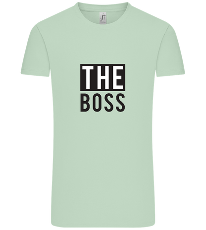 The Boss Design - Comfort Unisex T-Shirt_ICE GREEN_front