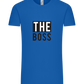 The Boss Design - Comfort Unisex T-Shirt_ROYAL_front