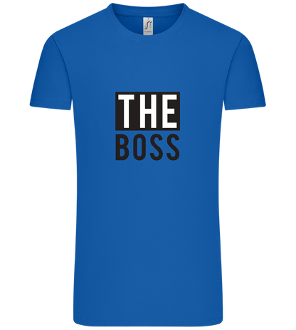 The Boss Design - Comfort Unisex T-Shirt_ROYAL_front