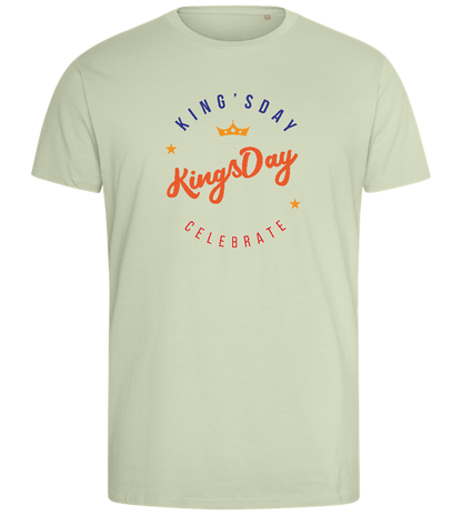 Celebrate Kingsday Design - Comfort men's fitted t-shirt_SILESTONE_front