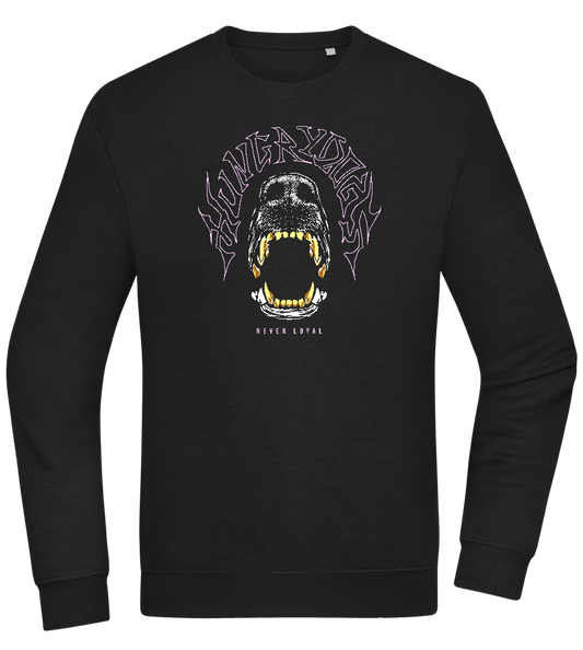 Hungry Dogs Design - Comfort Essential Unisex Sweater_BLACK_front