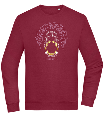 Hungry Dogs Design - Comfort Essential Unisex Sweater_BORDEAUX_front