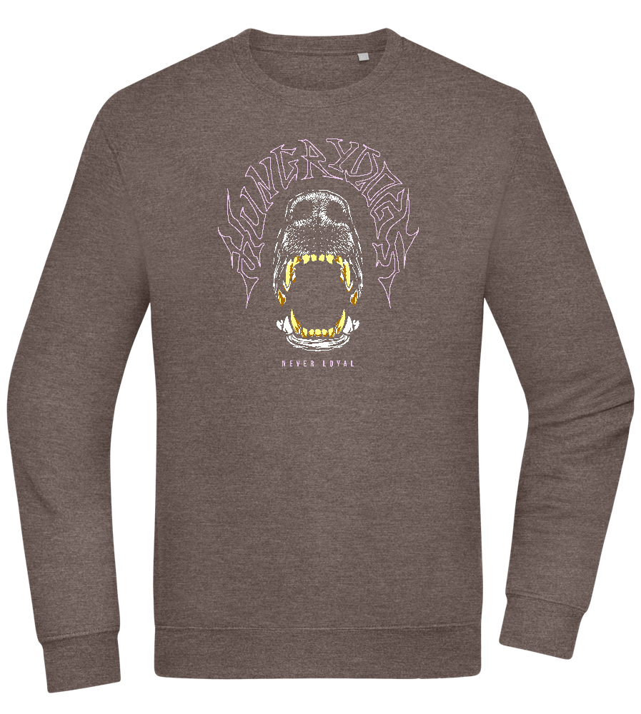 Hungry Dogs Design - Comfort Essential Unisex Sweater_CHARCOAL CHIN_front