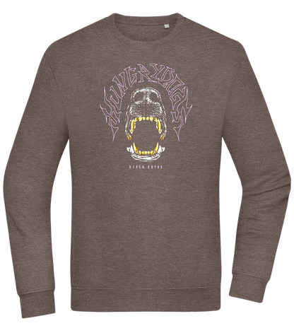 Hungry Dogs Design - Comfort Essential Unisex Sweater_CHARCOAL CHIN_front