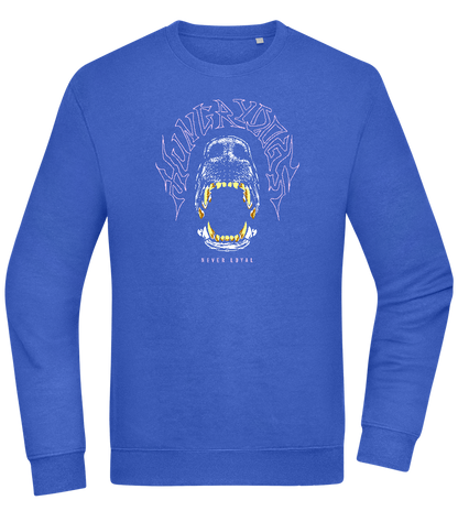 Hungry Dogs Design - Comfort Essential Unisex Sweater_ROYAL_front