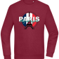 City of Light Design - Comfort Essential Unisex Sweater_BORDEAUX_front