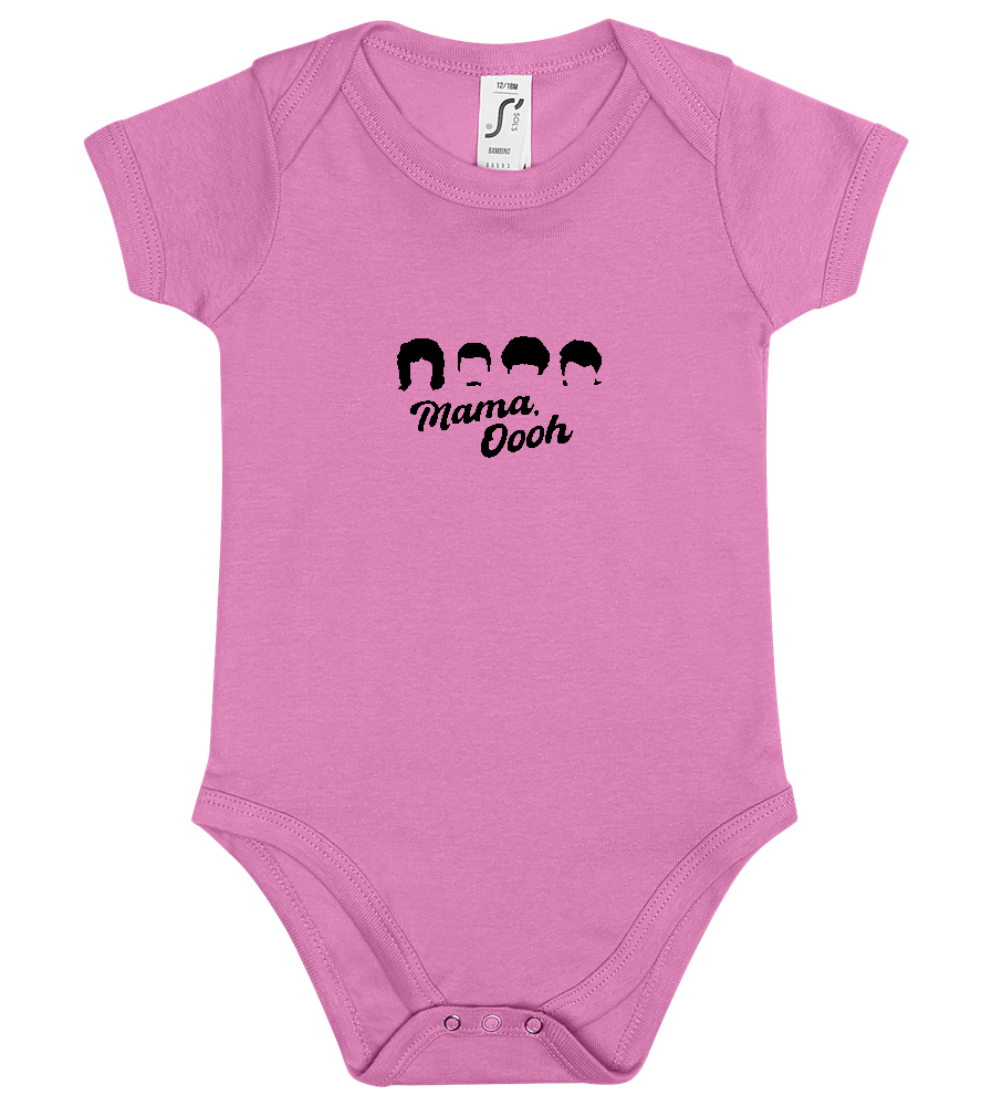 Mama Oooh Design - Baby bodysuit_PINK ORCHID_front