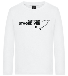 Certified Stagediver Design - Premium kids long sleeve t-shirt