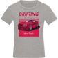 Drifting Not A Crime Design - Comfort boys fitted t-shirt_ORION GREY_front