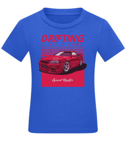 Drifting Not A Crime Design - Comfort boys fitted t-shirt_ROYAL_front