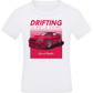 Drifting Not A Crime Design - Comfort boys fitted t-shirt_WHITE_front