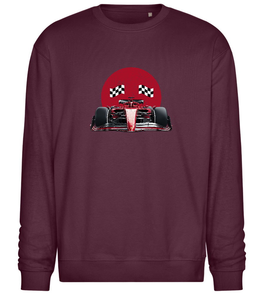 Speed Demon Design - Comfort Essential Unisex Sweater_BORDEAUX_front