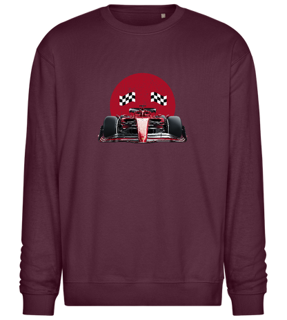 Speed Demon Design - Comfort Essential Unisex Sweater_BORDEAUX_front