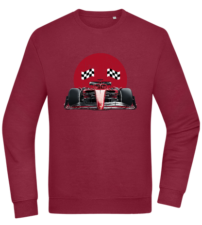 Speed Demon Design - Comfort Essential Unisex Sweater_BORDEAUX_front