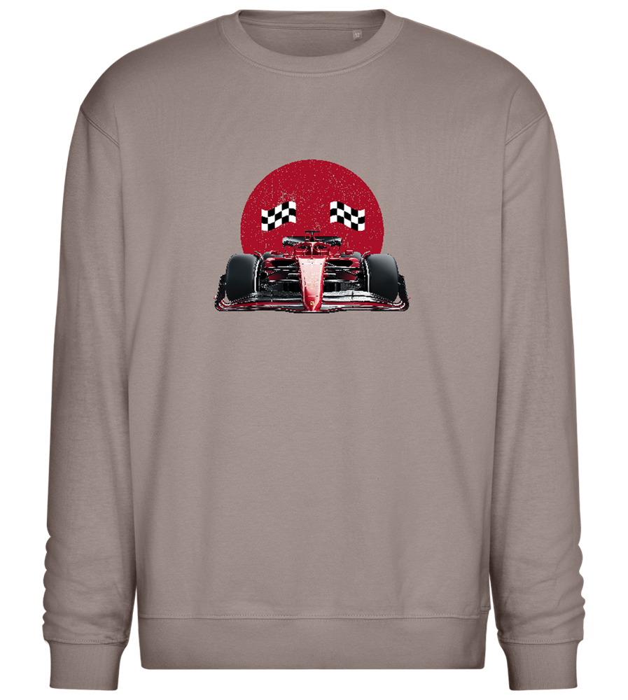 Speed Demon Design - Comfort Essential Unisex Sweater_CHARCOAL CHIN_front